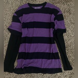 Hot Topic Striped Long Sleeve